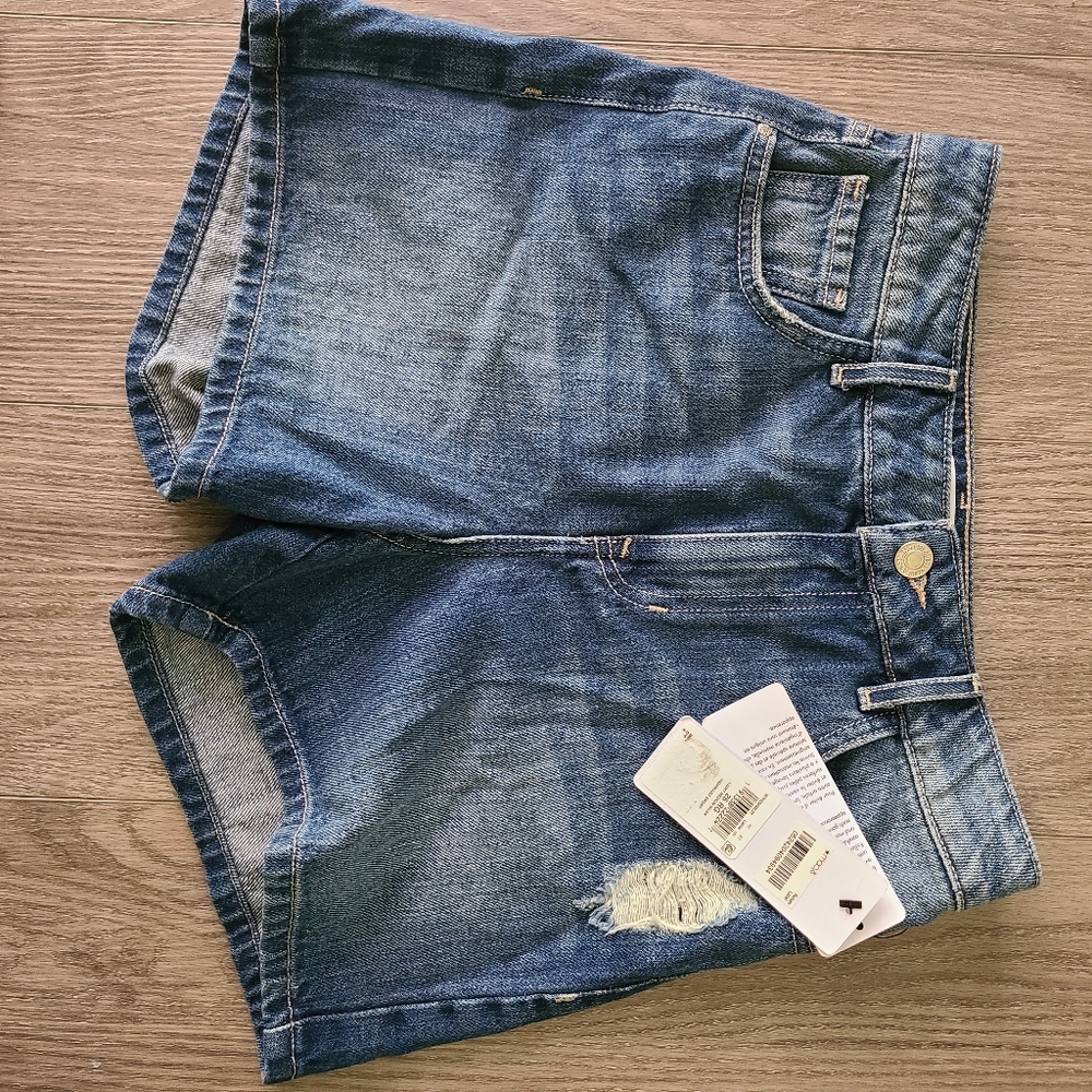 GUESS Womens Casual Denim Shorts